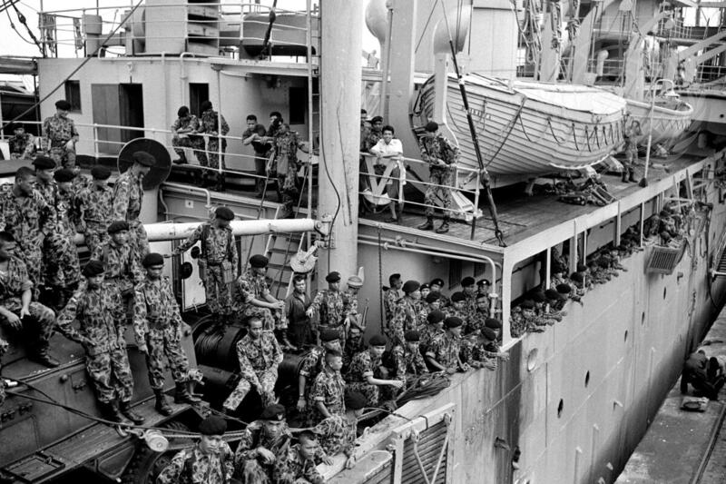 United Nations Forces' Transient Camp in Mombasa