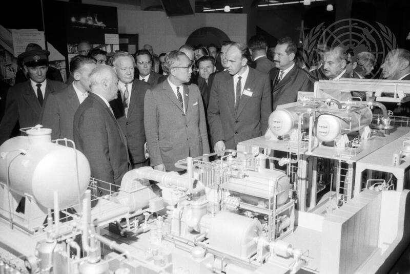 Peaceful Uses of Atomic Energy Exhibition Opens in Geneva