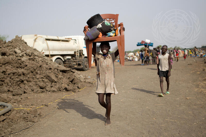 Residents Take Refuge From Violence at UNMISS Compound