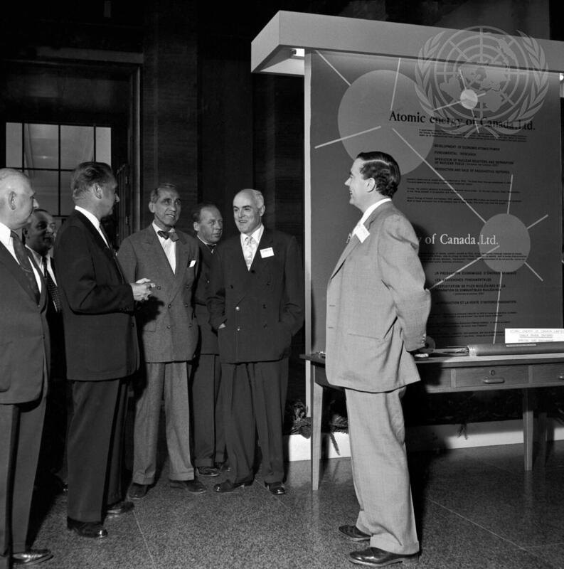 Opening of the Atoms for Peace Exhibits at Geneva