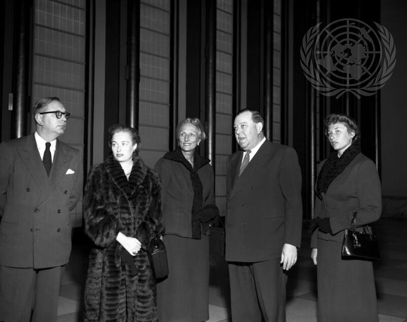 Members of Norwegian Royal Family Visit United Nations