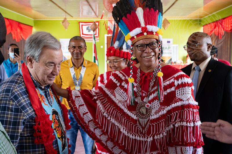 Secretary-General Visits Indigenous Peoples of Suriname