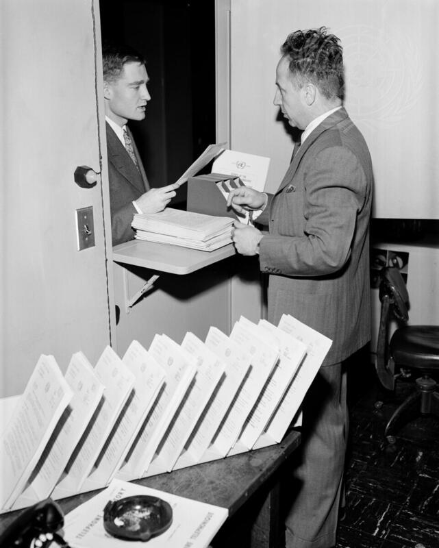 Document Distribution for United Nations Meetings