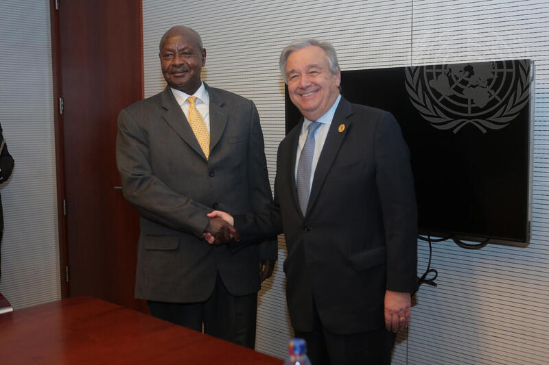 Secretary-General Meets President of Uganda
