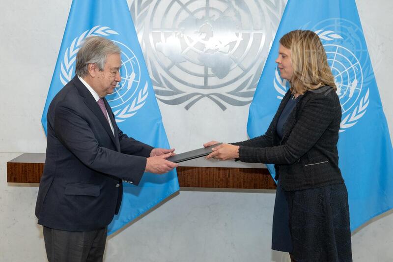 Permanent Observer of International Union for Conservation of Nature Presents Credentials to Secretary-General