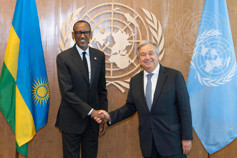 Secretary-General Meets President of Rwanda