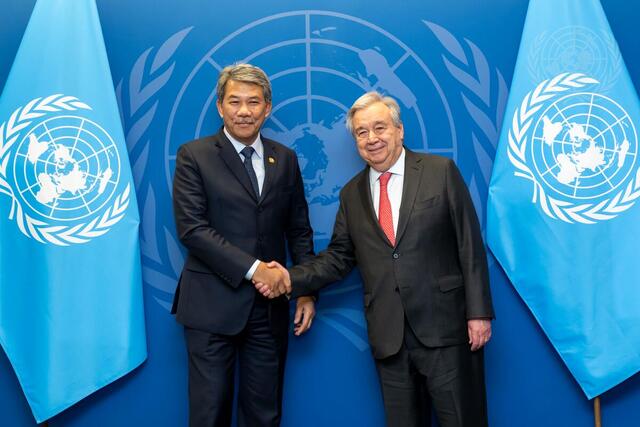 Secretary-General Meets with Minister for Foreign Affairs of Malaysia