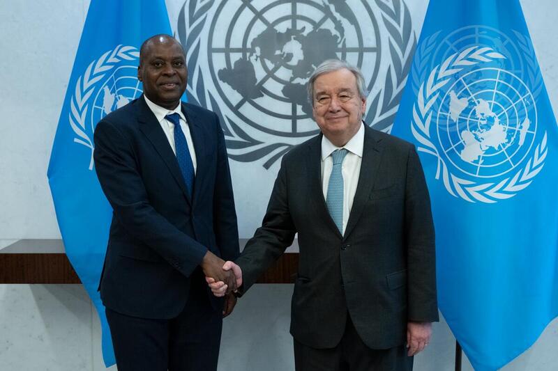 Permanent Representative of Rwanda Pays Farewell Call on Secretary-General