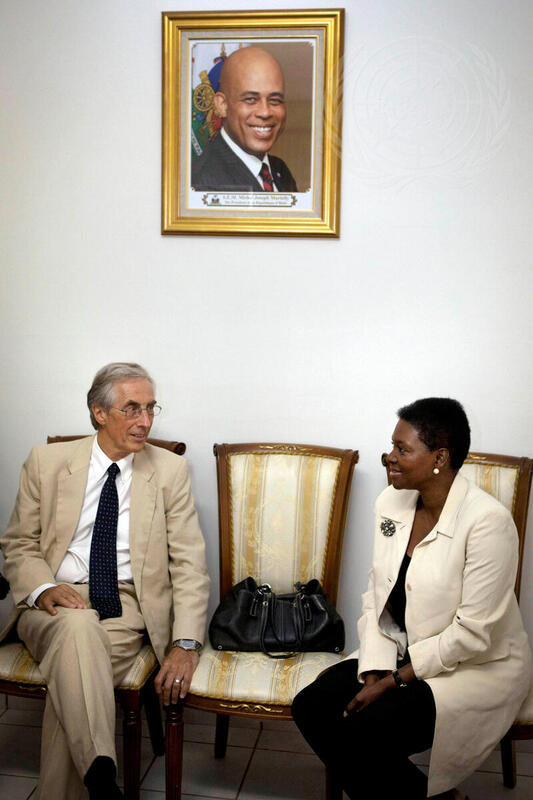 Humanitarian Affairs Chief Meets UN Coordinator for Haiti