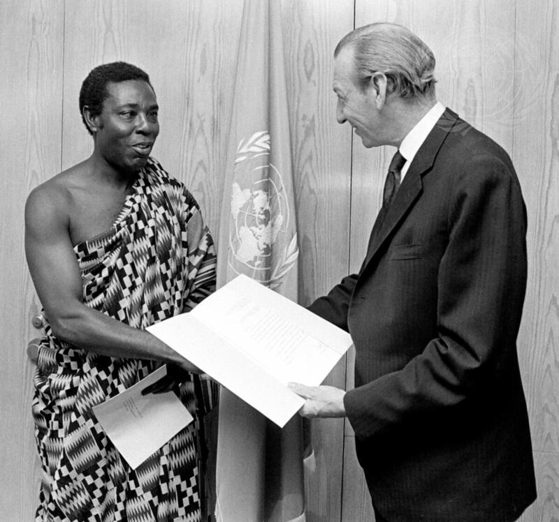 New Permanent Representative of Ghana Presents Credentials | UN Photo