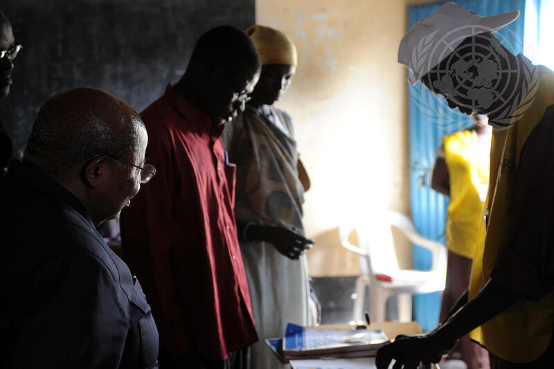 UNSG Panel on Referenda Visits Polling Centres in South Sudan