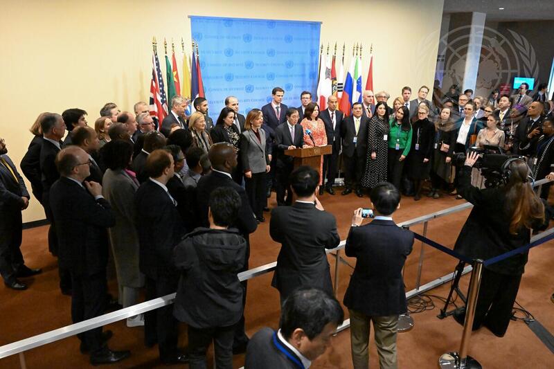 President of Security Council Briefs Press after Security Council Open Debate