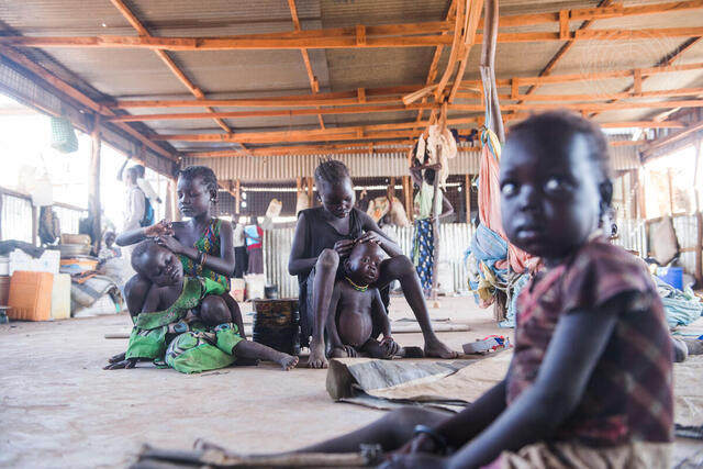 IDPs Living at Protection of Civilians Site in Juba, South Sudan