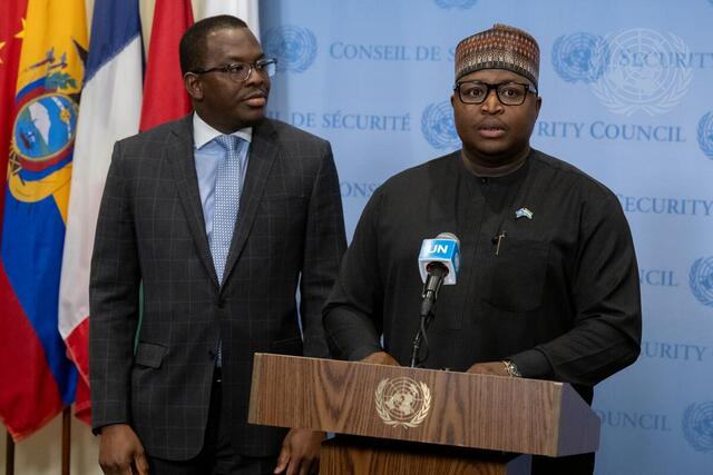 Foreign Minister of Sierra Leone Briefs Press