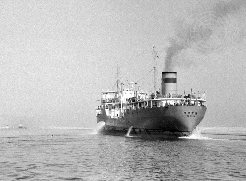 Salvage Work in the Suez Canal