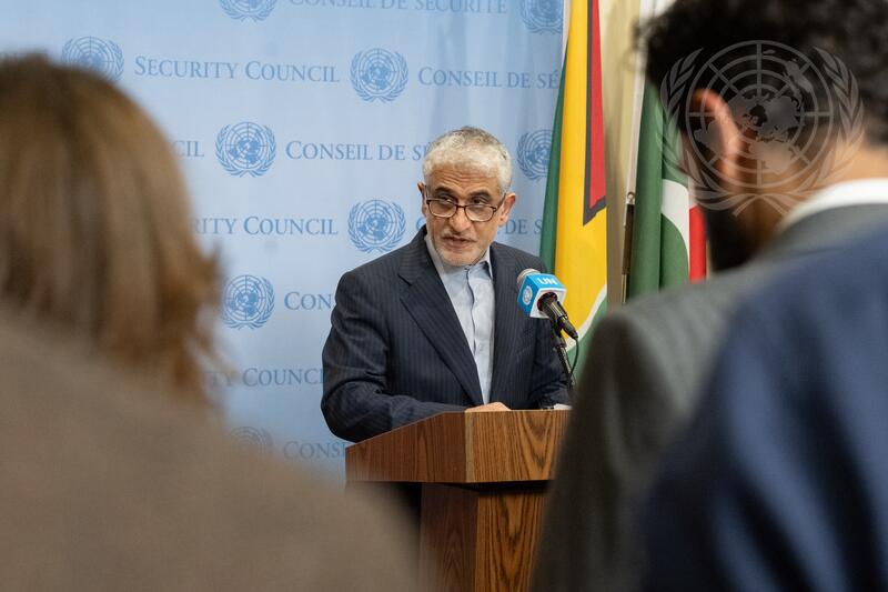 Permanent Representative of Iran Briefs Press