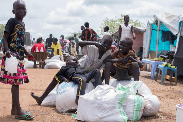 Food Distribution to Internally Displaced in South Sudan