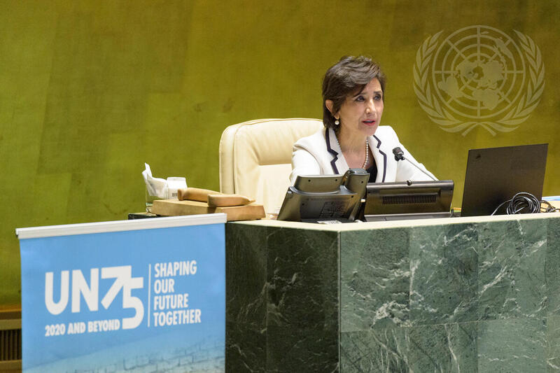 General Assembly Holds High-level Meeting to Commemorate 75th Anniversary of United Nations