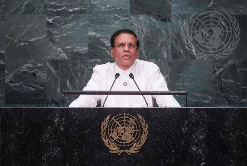 President of Sri Lanka Addresses General Assembly