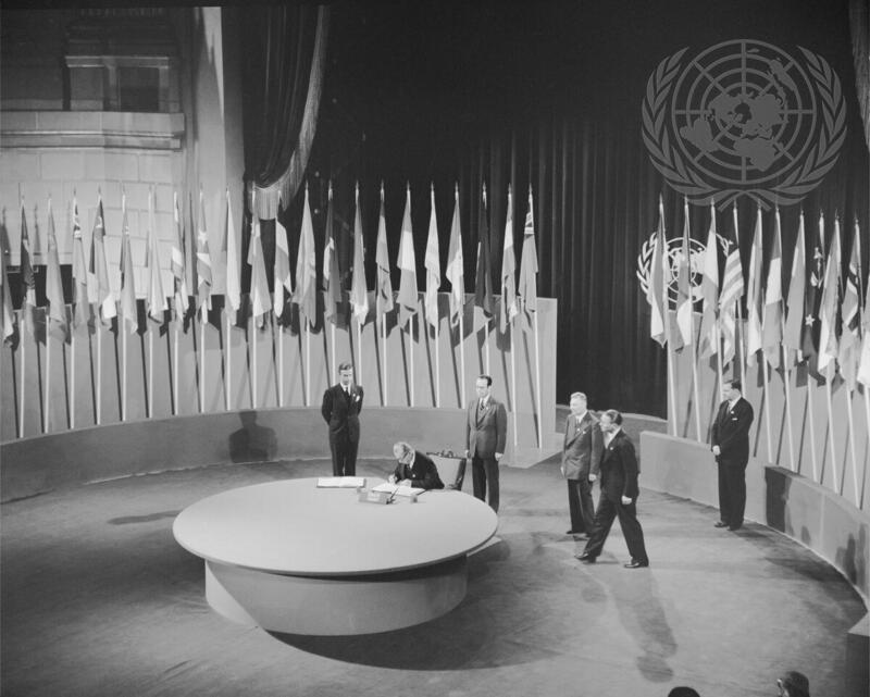 The San Francisco Conference, 25 April - 26 June 1945: Syria Signs the ...