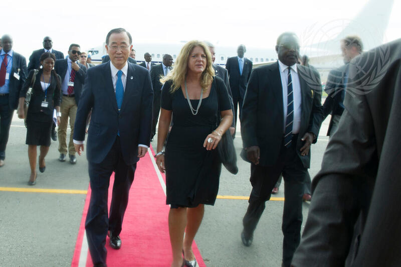 Secretary-General Arrives in Juba, South Sudan