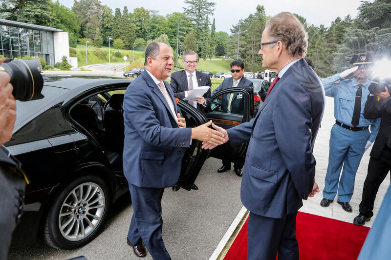 President of Costa Rica Visits UNOG