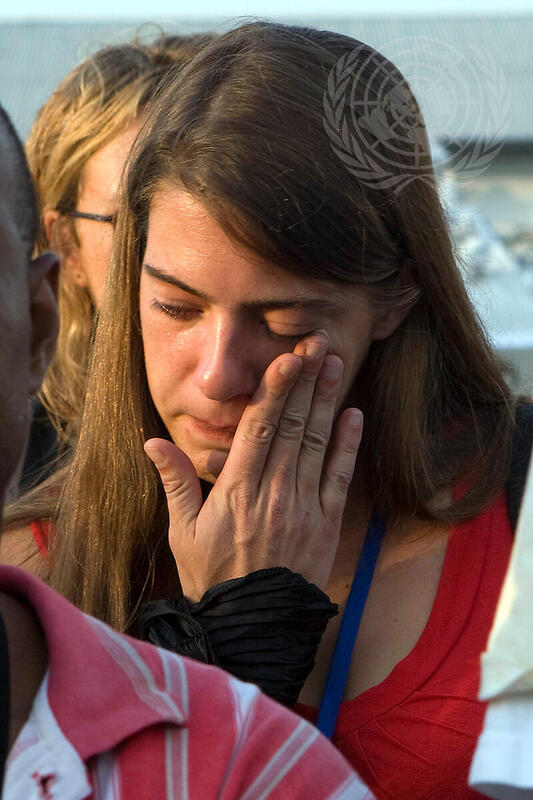 MINUSTAH Staff Mourn Fallen Colleagues
