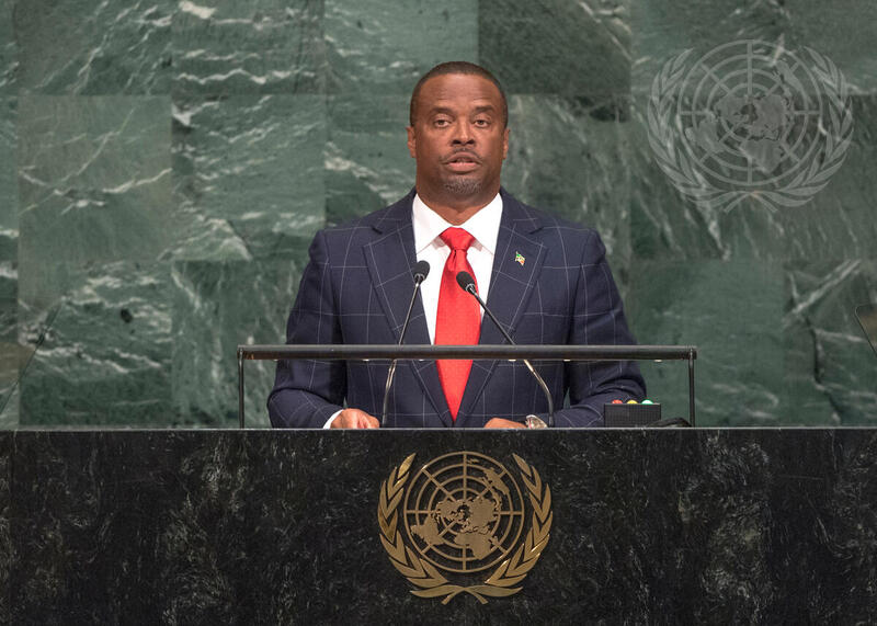 Foreign Minister of Saint Kitts and Nevis Addresses General Assembly