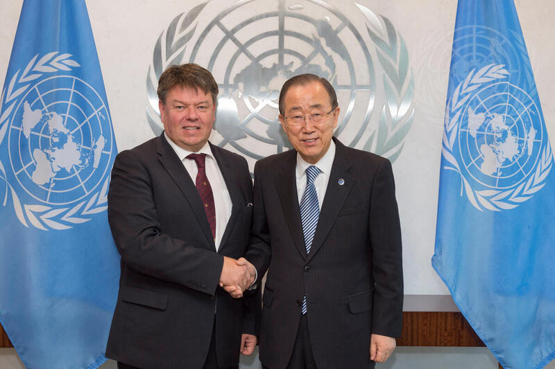 Secretary-General Meets Head of World Meteorological Organization