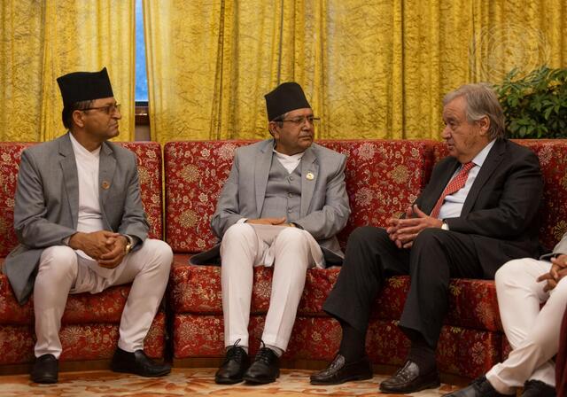 Secretary-General Meets Members of Parliament in Nepal
