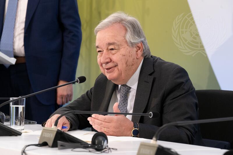 Secretary-General Briefs Press During UN Ocean Conference