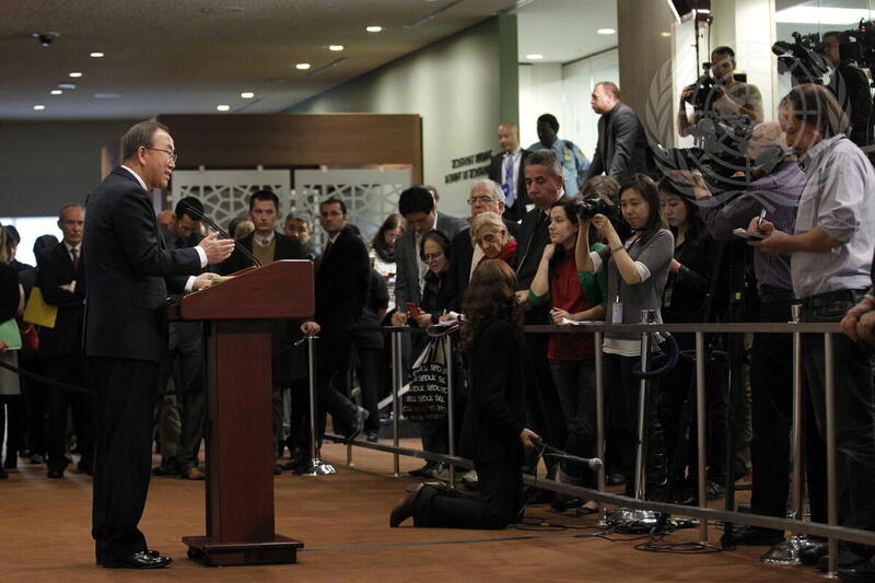 SG Briefs Press on Security Council Resolution to Strengthen UNMISS