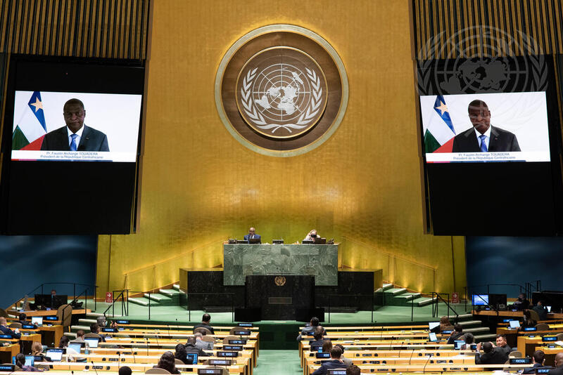 President of Central African Republic Addresses General Assembly Debate