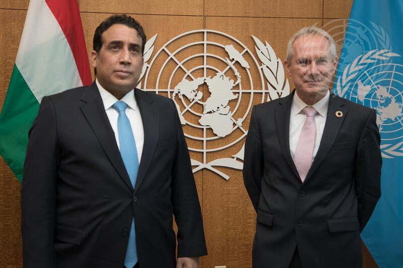 President of General Assembly Meets President of Presidential Council of Libya