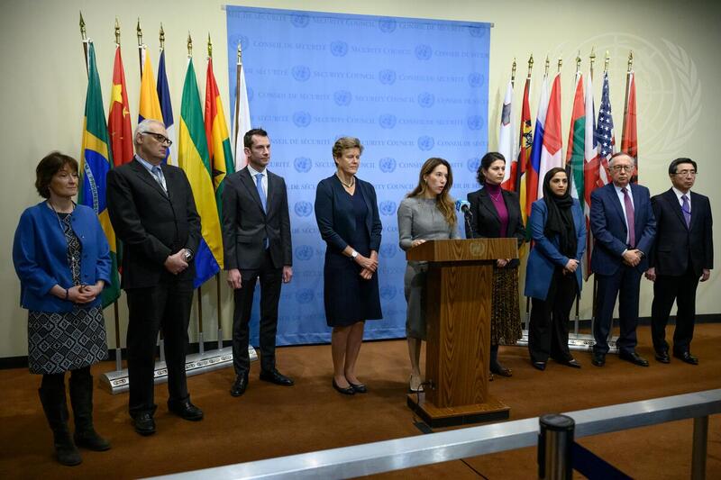President of Security Council Briefs Press