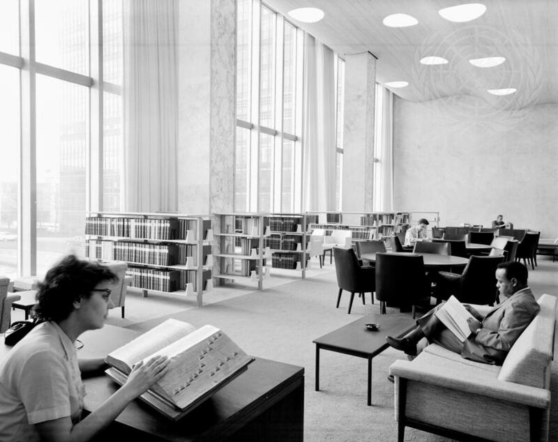 The Dag Hammarskjöld Library Building at UN Headquarters | UN Photo