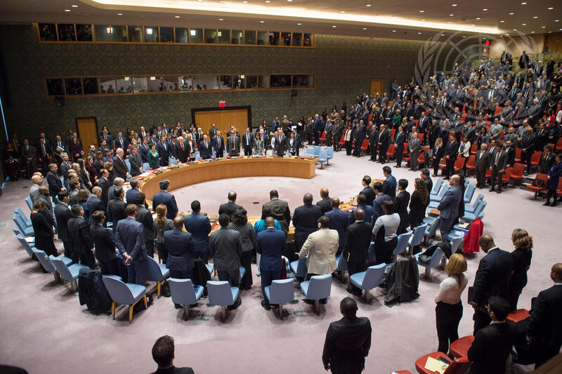 Security Council Observes Minute of Silence Before Meeting on Situation in Middle East