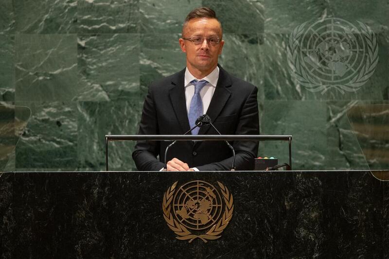 Foreign Minister of Hungary Addresses General Assembly Debate