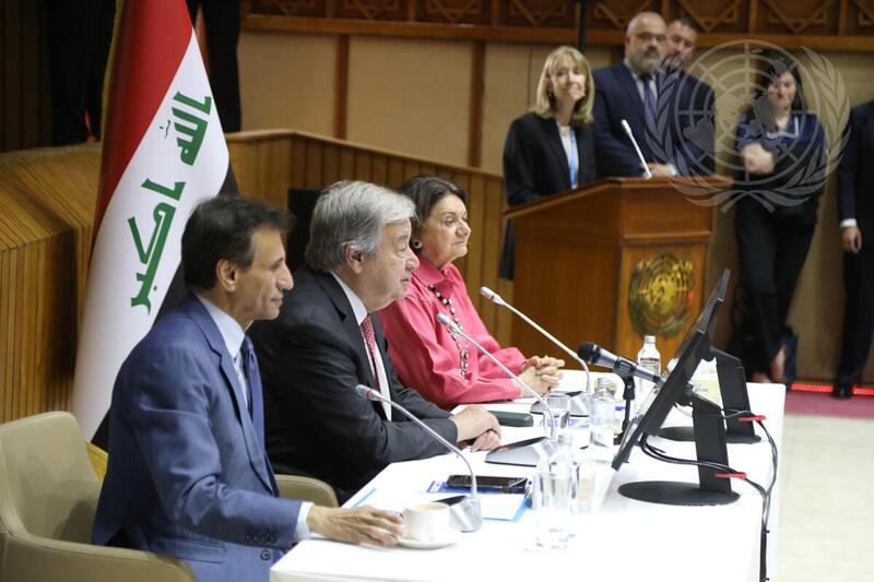 Secretary-General Holds Townhall Meeting with UN Staff in Iraq