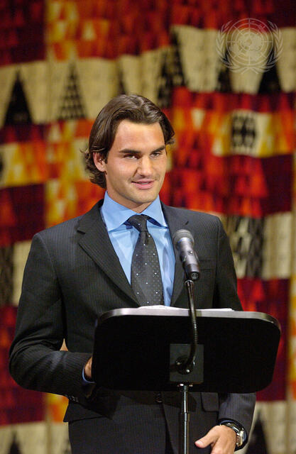 Roger Federer Addresses International Year of Sport and Physical Education Special Event