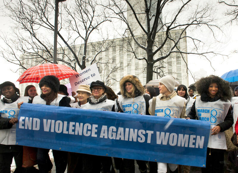 "UN Women for Peace" March Marking International Women's Day