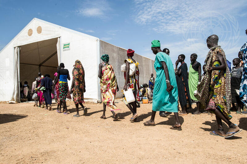 Displaced Persons in Minkammen, South Sudan