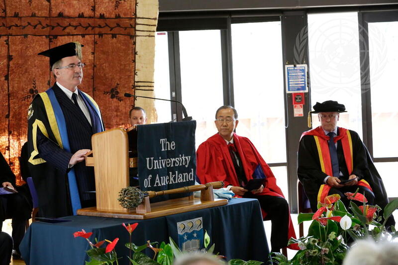 University of Auckland Bestows Honorary Degree on Secretary-General