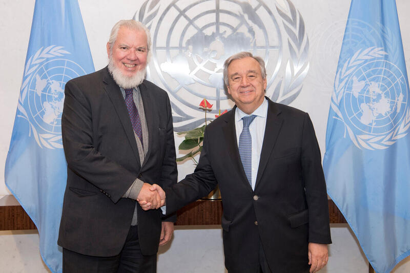 Secretary-General Meets Director of Diplomatic Academy of Chile