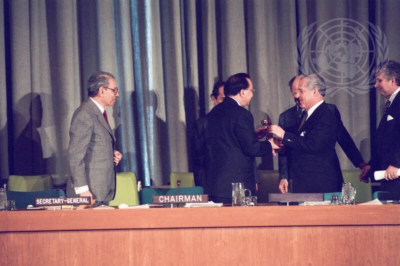 Permanent Representative of Libya Presents His Credentials | UN Photo