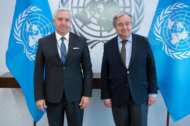 Secretary-General Meets with President of Human Rights Council