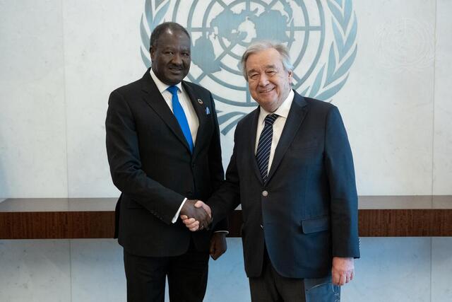 Secretary-General Meets with Head of UN Regional Office for Central Africa