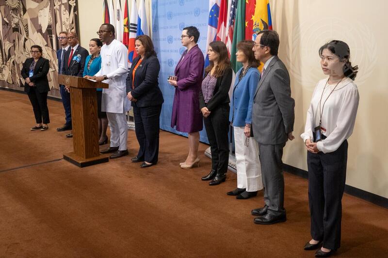 Press Briefing by Security Council Signatories of Statement of Shared Commitments for Principles of Women, Peace and Security