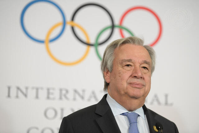 Secretary-General and IOC President Hold Joint Press Encounter