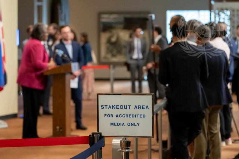 Permanent Representative of United States Briefs Press on Sudan